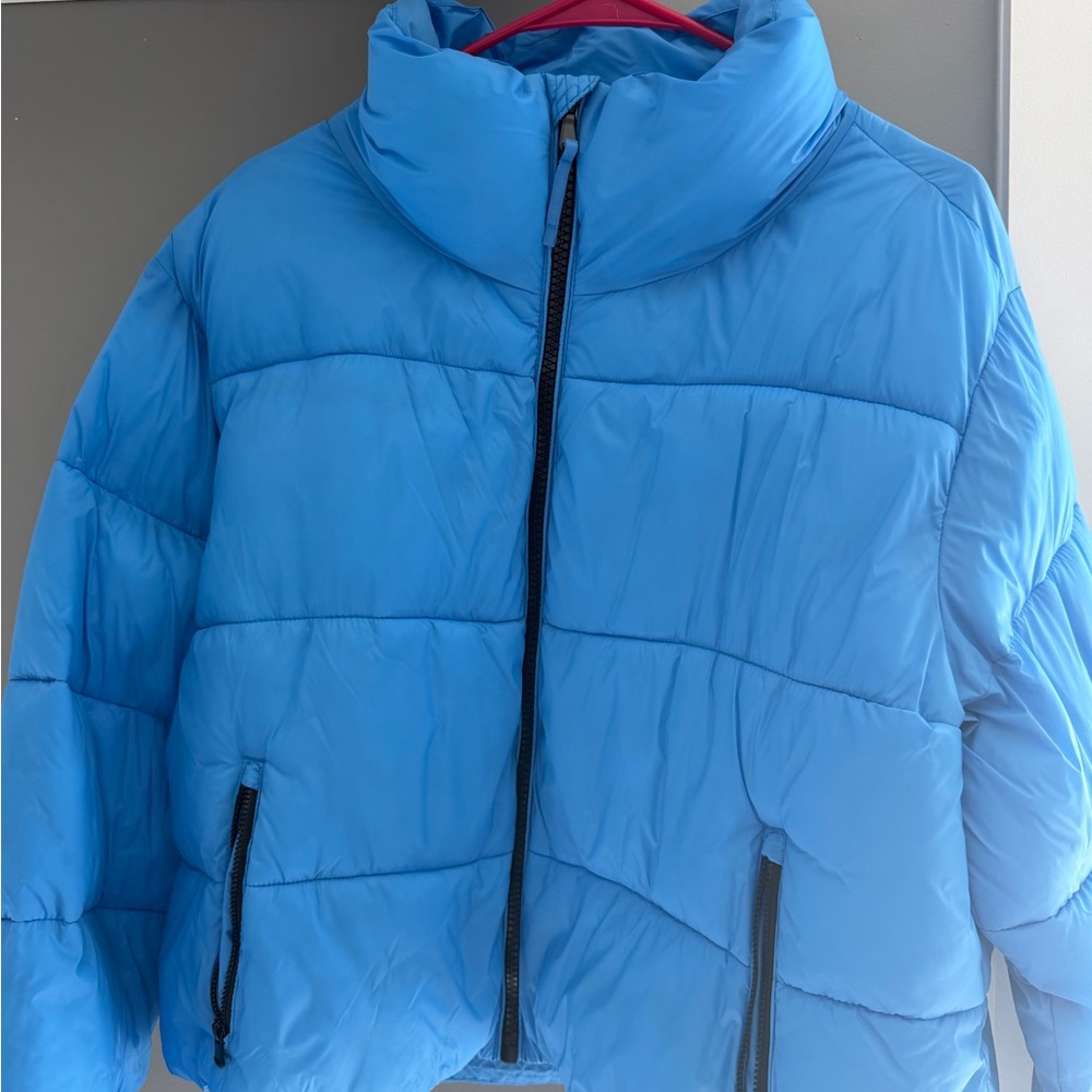 Old Navy Light Blue Water-Resistant Jacket